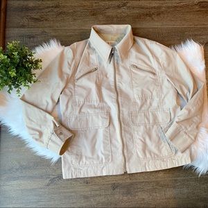 London Fog Beige Shirt Jacket